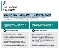 Making Tax Digial (MTD) - Mythbusters