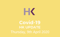 COVID-19 - HK UPDATE 9th APRIL 2020